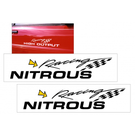 Nitrous Racing Decal Set