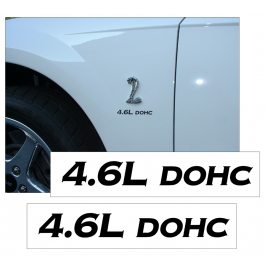 Cobra Fender Emblem Decal Kit -4.6L DOHC