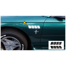 1994-98 Mustang Fender Decal Set - Boss Name