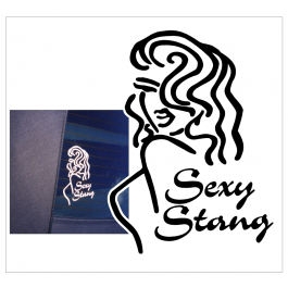 Mustang Sexy Stang Decal - 6" x 5"