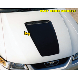 1999-03 Mustang Square Nose Hood Decal - Flat Hood