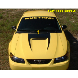 1999-03 Mustang Claw HoodDecal Kit - Flat Hood