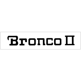 Ford Bronco II Windshield Decal - 3.5" x 30"