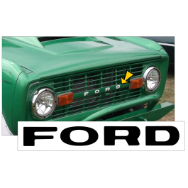 1964-75 Ford Bronco Front Grill Letter Set