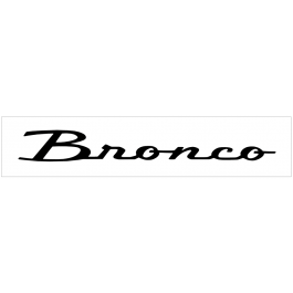 Ford Bronco Windshield Decal - 4" x 33"