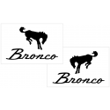 Ford Bronco Decal Set - 6.25" x 10"