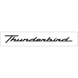 Ford Thunderbird Windshield Decal - 2.9" x 28"