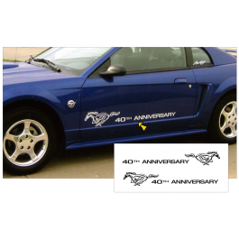 2004 Mustang 40TH Anniversary Pony Decal Set