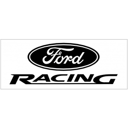 Ford Racing Decal - 7.5" x 20"
