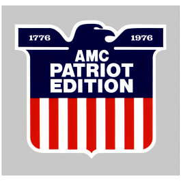 1976 AMC Americian Motors Patriot Edition Decal