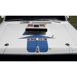 1969 AMC Americian Motors SC Rambler Hood Decal Kit