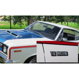 1970 AMC Americian Motors - The Machine - Fender Decal - 1.25" x 7"