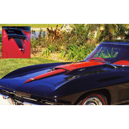 1967 Corvette Big Block Hood Paint Stencil Kit