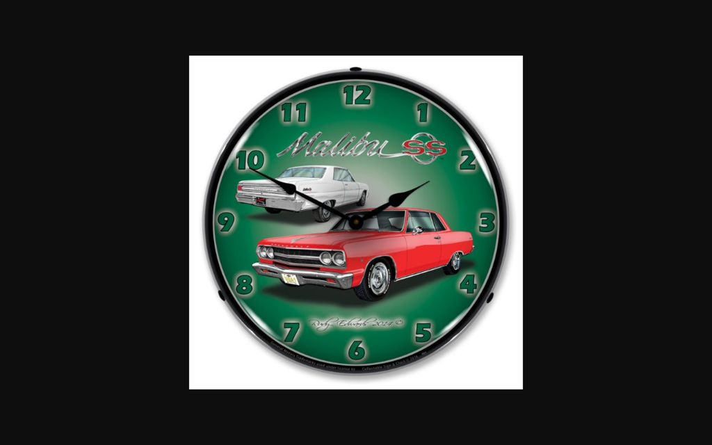 1965-1965 Chevrolet Chevelle LED Clock. Malibu SS
