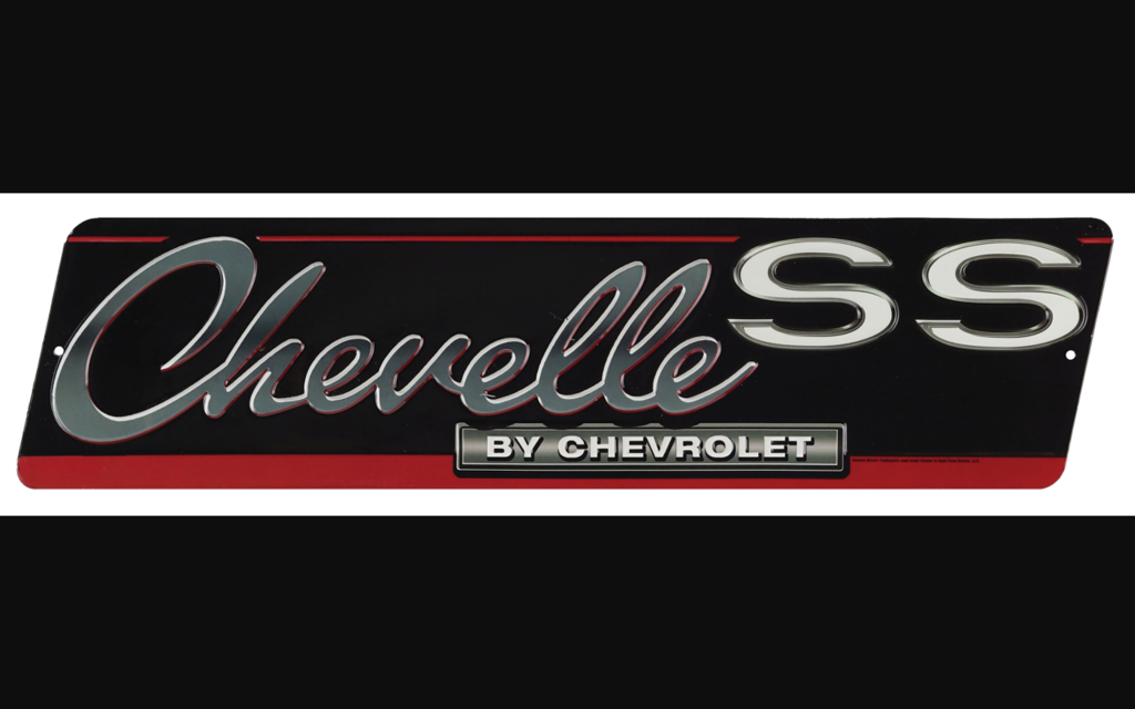 1965-1972 Chevrolet Chevelle Embossed Tin Sign - Chevelle
