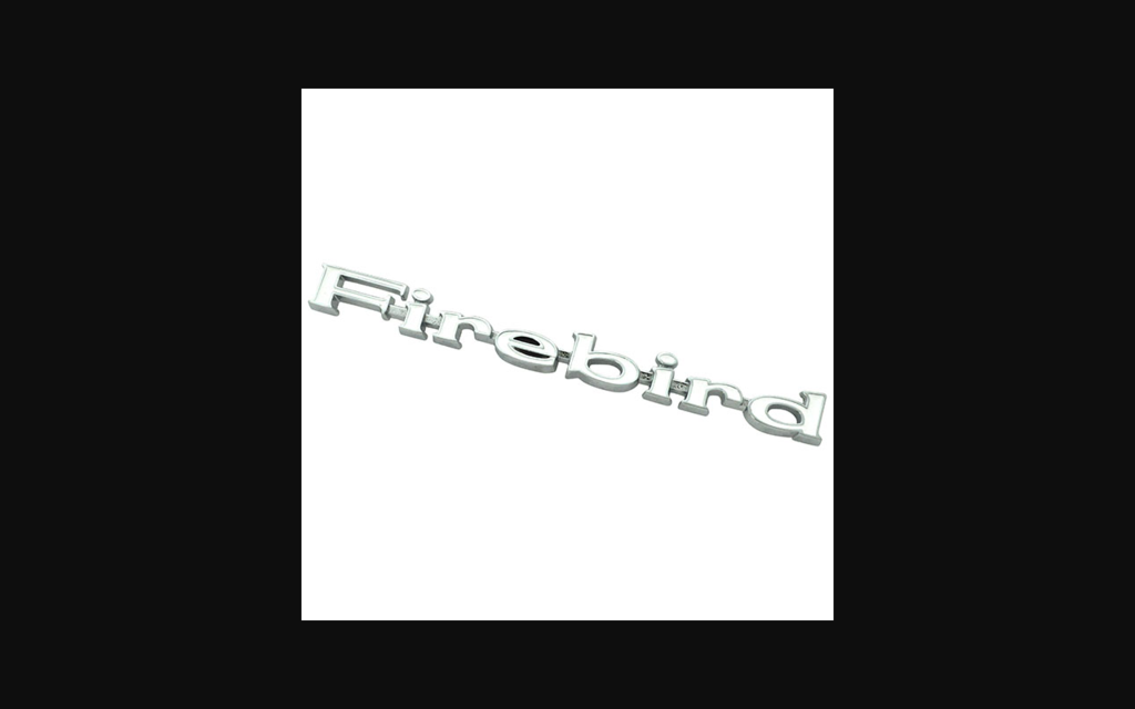 1967-1969 Pontiac Firebird Fender Emblem