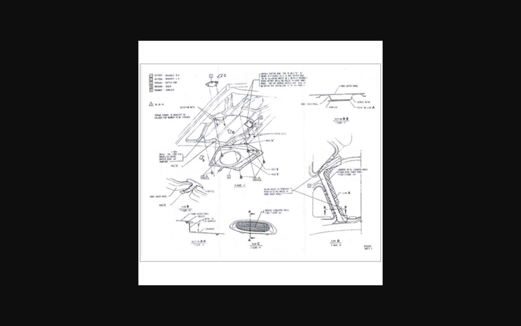 1967-1968 Pontiac Firebird Ram Air Kit For 400 Style Hood