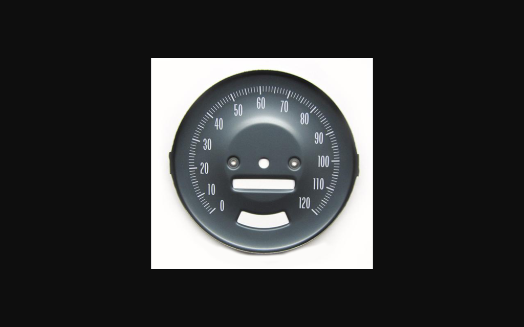 1966-1967 Pontiac GTO Speedometer Face W/Rally Gauges