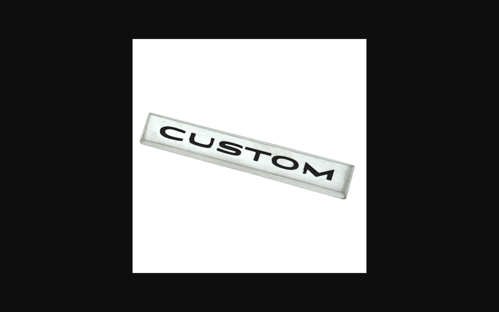 1967-1969 Pontiac GTO "Custom" Fender Emblem