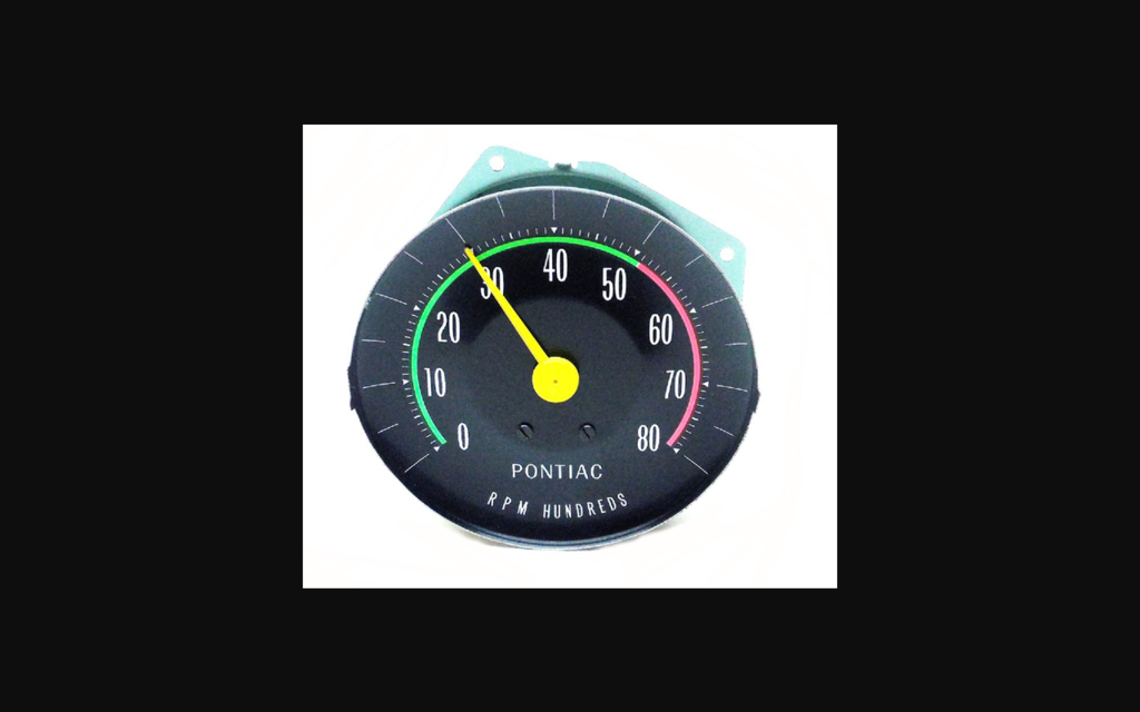 1964-1965 Pontiac GTO Tachometer W/Rally Gauges