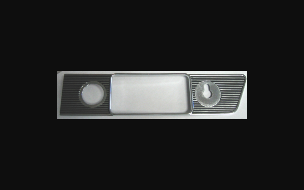 1964-1965 Pontiac GTO Dash Chrome Radio Bezel