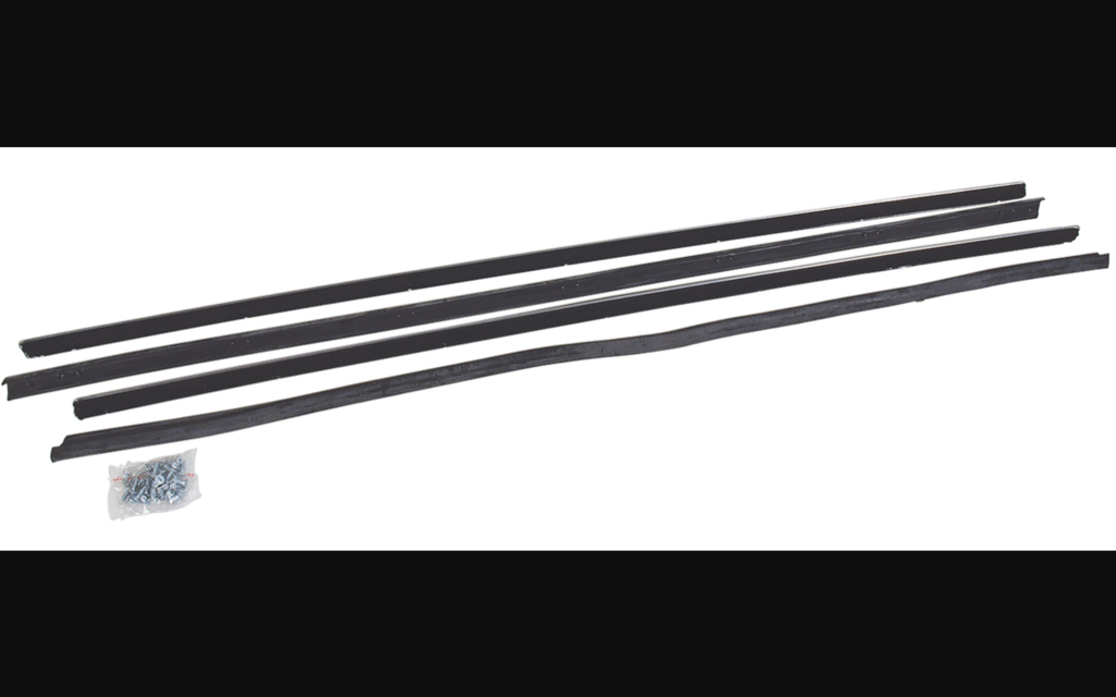 1967-1968 Ford Mustang Door Felts - Inner & Outer - Fastback - 4 pieces