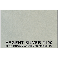 Color Sample - 3m Argent Silver Metallic #120 (Ar)