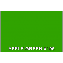 COLOR SAMPLE - 3M APPLE GREEN #196 (AGN)