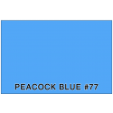 COLOR SAMPLE - 3M PEACOCK BLUE #77 (PBL)