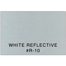 Color Sample - 3m White Reflective #r10 (Wh-r)