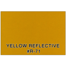 Color Sample - 3m Yellow Reflective #r71 (Ye-r)