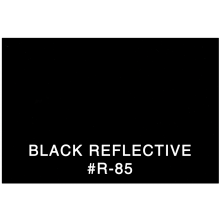 Color Sample - 3m Black Reflective #r85 (Bk-r)