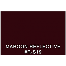 Color Sample - Avery Maroon Reflective #r19 (Mn-r)