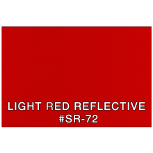 Color Sample- 3M Light Red Reflective #R72 (LR-R)