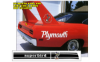 Picture of 1970 Plymouth Superbird Deck Lid Stripe with Name and Standing Bird