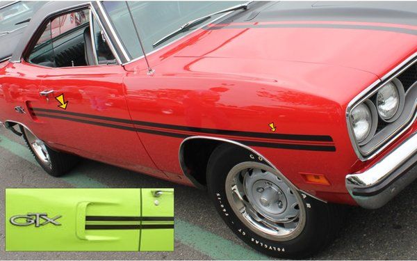 Picture of 1970 Plymouth GTX Mid Body Stripe Kit