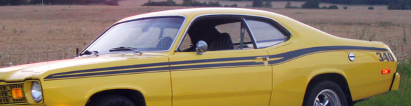 Picture of 1973 1974 Plymouth Duster 340 Side Stripe Kit - 340 Not Connected