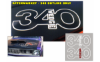 Picture of 1971 Plymouth Duster 340 Wedge Hood Decal - AFTERMARKET