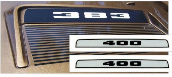 Picture of 1972 Plymouth Road Runner or GTX Hood Bezel Decal - 400