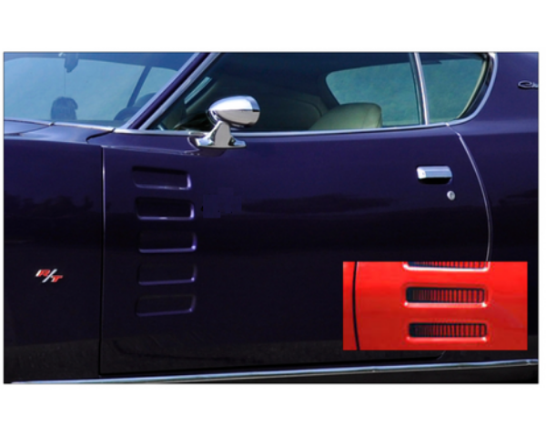 Picture of 1972 Dodge Charger Rallye Door Depression Stripes Inserts