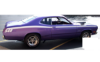 Picture of 1971 1972 Plymouth Duster 340 Side Stripe Kit - 340 Not Connected