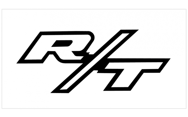 Picture of 1971 Dodge Challenger R/T Hood Decal - R/T Logo - 5.25" x 13"