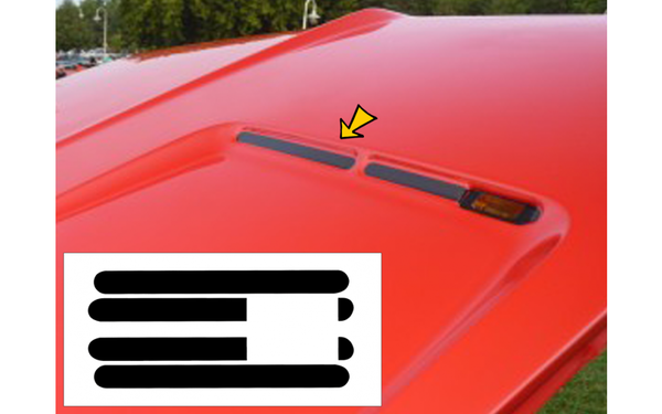 Picture of 1968-69 Dodge Charger Hood Depression Decal Kit