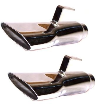 Show details for 1968 1969 1970 Plymouth Road Runner GTX Stainless Steel Exhaust Tips Picture of 1968 1969 1970 Plymouth Road Runner GTX Stainless Steel Exhaust Tips