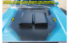 Picture of 1971 1972 Dodge Demon Snorkel Scoops Hood Cowl Paint Break Stripe Kit