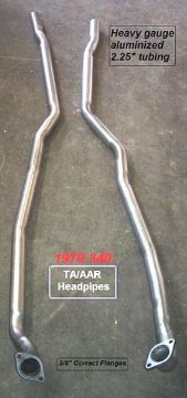 Show details for 1970 Cuda AAR or Challenger T/A Head Pipes Set Picture of 1970 Cuda AAR or Challenger T/A Head Pipes Set