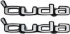 Picture of 1970 1971 1972 1973 1974 Cuda Door Nameplate Emblems Set