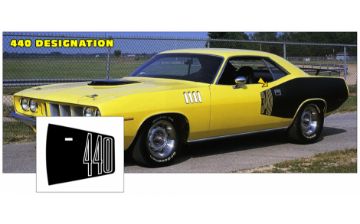 Show details for 1971 Cuda' Billboard Stripes Kit-440 Picture of 1971 Cuda' Billboard Stripes Kit-440