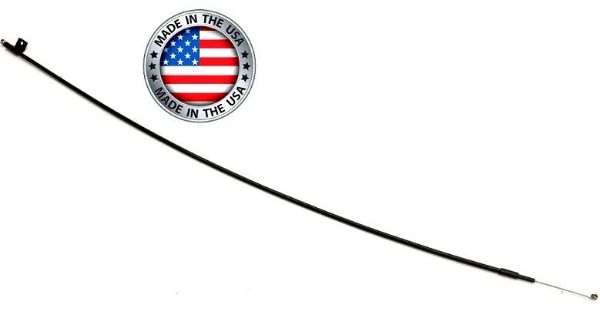 Picture of E-Body Cuda and Challenger Under Hood Shaker Cable