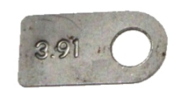 Picture of 8-3/4 Axle Tag 3.91 Gear Ratio Mopar